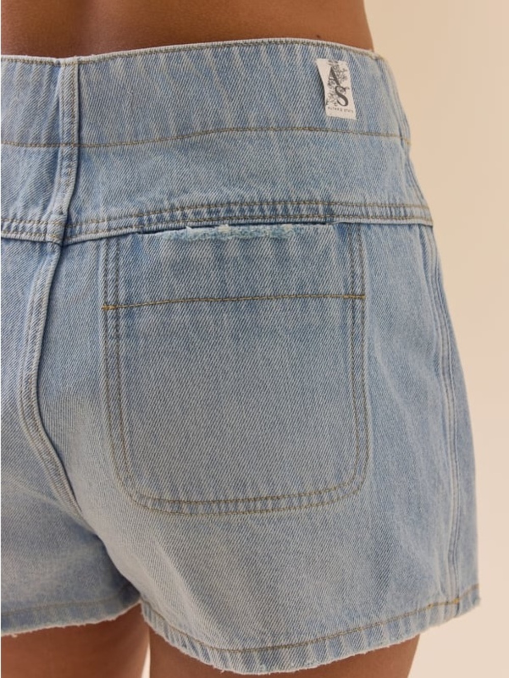 Altar’d State Dylan Side Tie Denim Skort - Medium - Picture 5 of 8